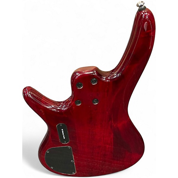 Used Ibanez GSR200 Trans Red Electric Bass Guitar