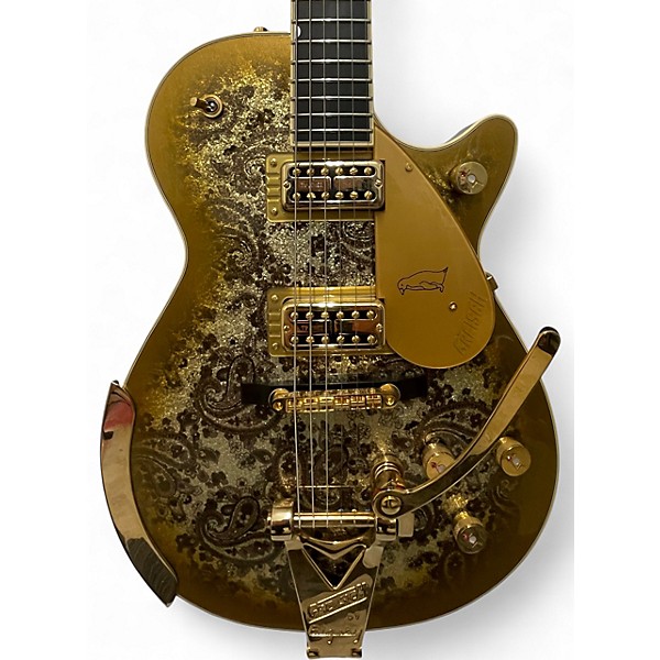 Used Gretsch Guitars G6134 Penguin GOLD PAISLEY Solid Body Electric Guitar