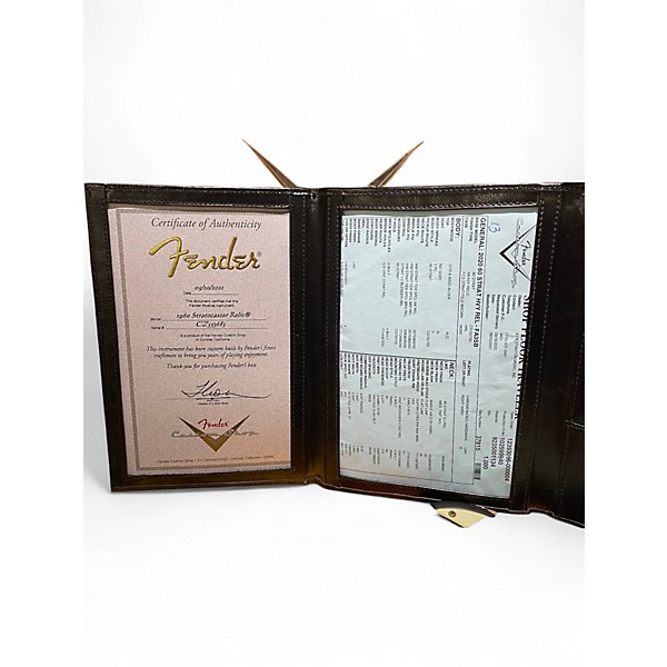 Used Fender CUSTOM SHOP 1960 STRATOCASTER RELIC 3 Color Sunburst Solid Body Electric Guitar