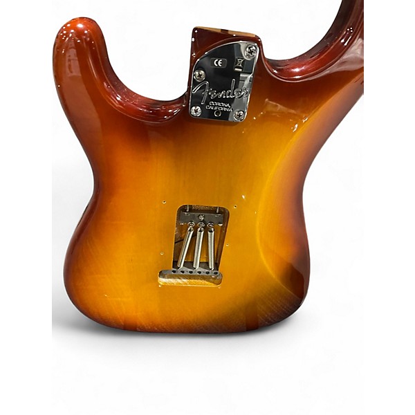 Used Fender American Deluxe Stratocaster 2 Color Sunburst Solid Body Electric Guitar