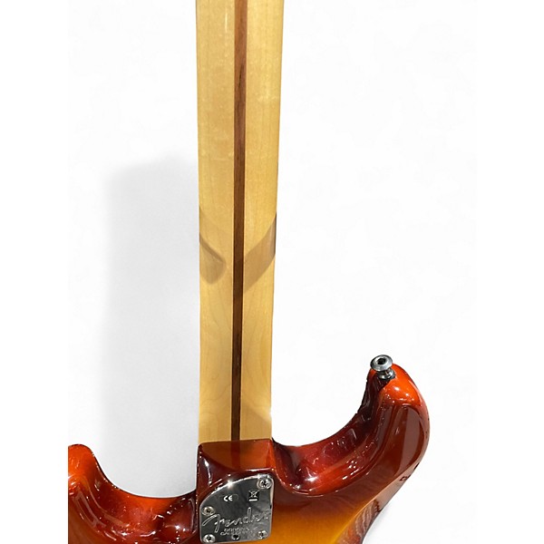 Used Fender American Deluxe Stratocaster 2 Color Sunburst Solid Body Electric Guitar