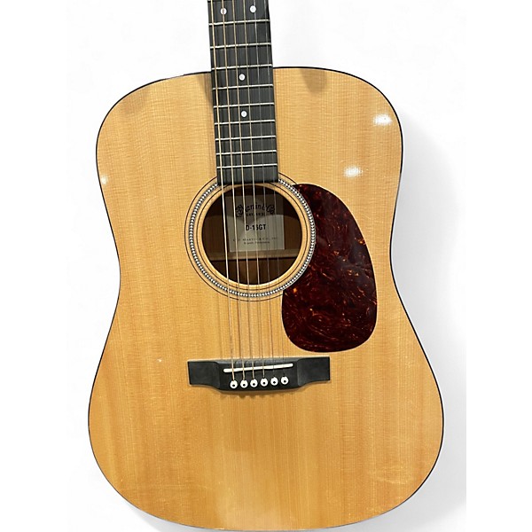 Used Martin D16GT Natural Acoustic Guitar