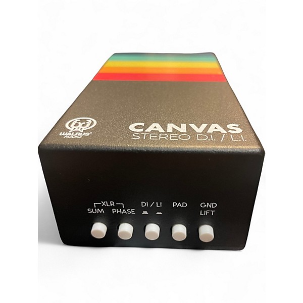 Used Canvas Stereo Dual Line Isolator Direct Box Direct Box