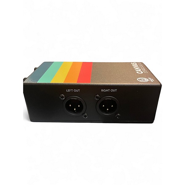 Used Canvas Stereo Dual Line Isolator Direct Box Direct Box