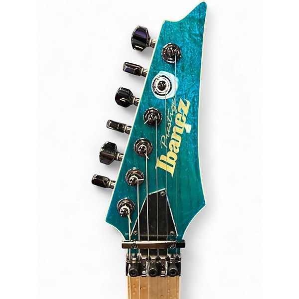 Used 2019 Ibanez RG5120M-FCN Prestige Frozen Ocean Solid Body Electric Guitar