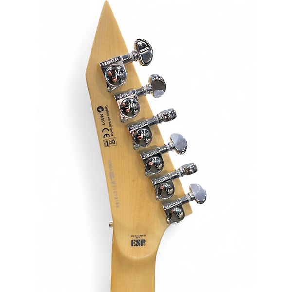 Used 2021 ESP LTD Alexi 600 Greeny Alexi Laiho Signature Green Skull & Stripes Solid Body Electric Guitar