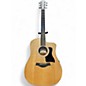 Used Taylor 110CE Natural Acoustic Electric Guitar thumbnail