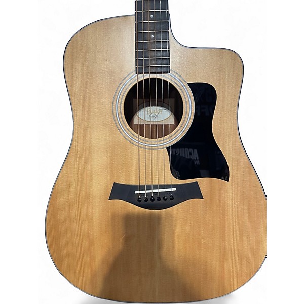 Used Taylor 110CE Natural Acoustic Electric Guitar