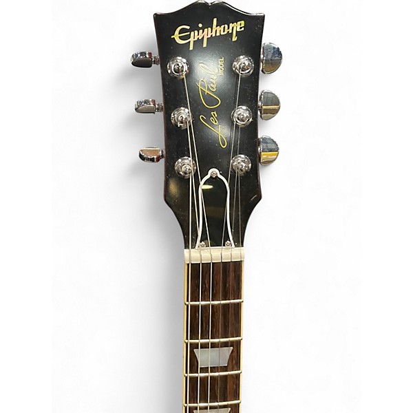 Used Epiphone Inspired by Gibson Custom Les Paul T Burst Solid Body Electric Guitar