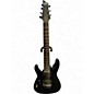 Used Schecter Guitar Research C7 DELUXE LEFT HANDED Satin Black Solid Body Electric Guitar thumbnail
