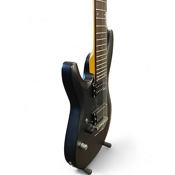 Used Schecter Guitar Research C7 DELUXE LEFT HANDED Satin Black Solid Body Electric Guitar