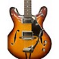 Vintage 1960s Yamaha SA-30T 2 Tone Sunburst Hollow Body Electric Guitar