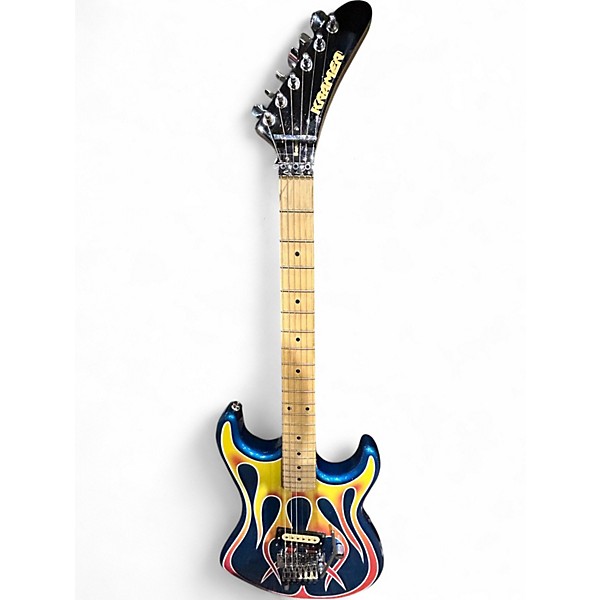Used Kramer BARETTA FLAME Solid Body Electric Guitar