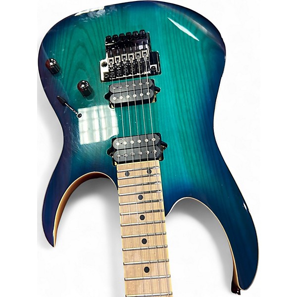 Used Ibanez RG652AHM prestige nebula green Solid Body Electric Guitar