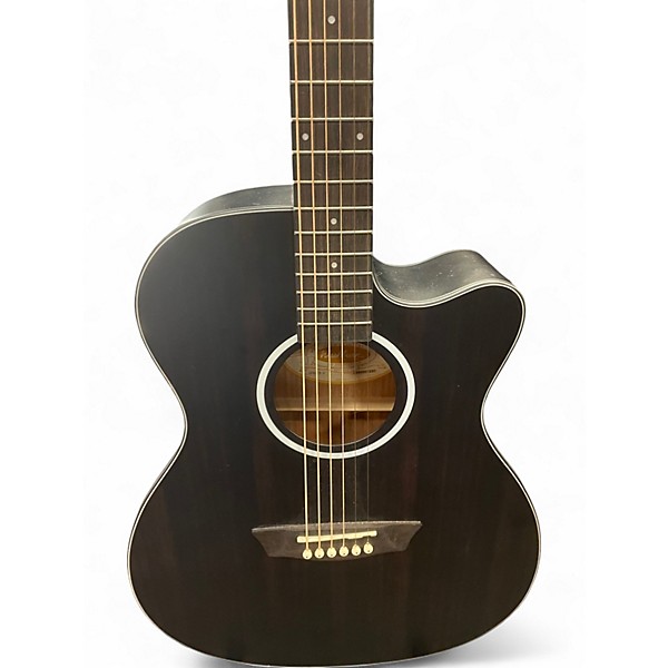 Used Washburn DFEACE-U Black Acoustic Electric Guitar