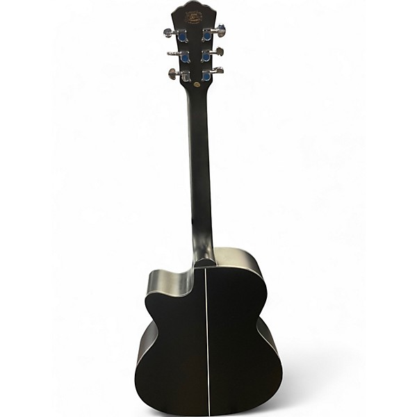 Used Washburn DFEACE-U Black Acoustic Electric Guitar