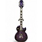 Used Epiphone WIDOW LES PAUL CUSTOM Trans Purple Solid Body Electric Guitar thumbnail