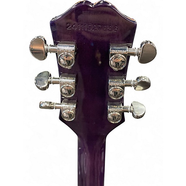 Used Epiphone WIDOW LES PAUL CUSTOM Trans Purple Solid Body Electric Guitar