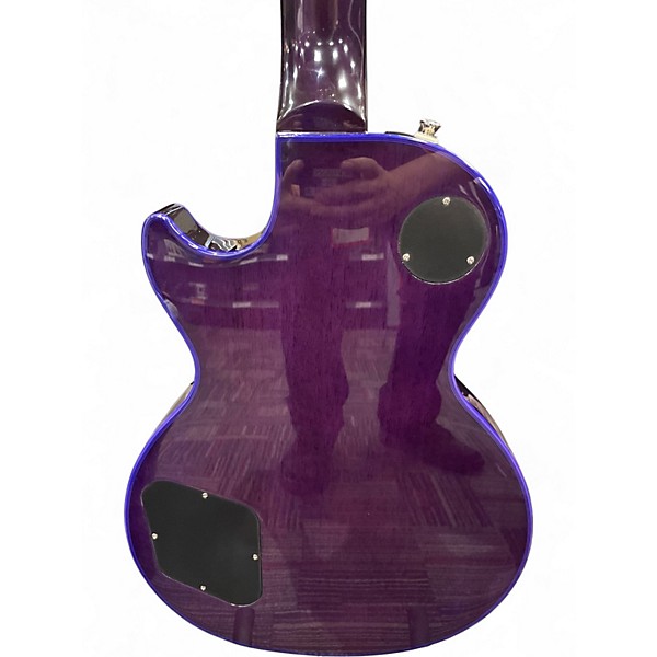 Used Epiphone WIDOW LES PAUL CUSTOM Trans Purple Solid Body Electric Guitar
