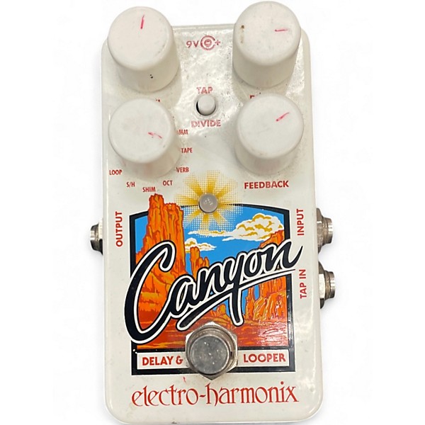 Used Electro-Harmonix Canyon Delay and Looper Effect Pedal