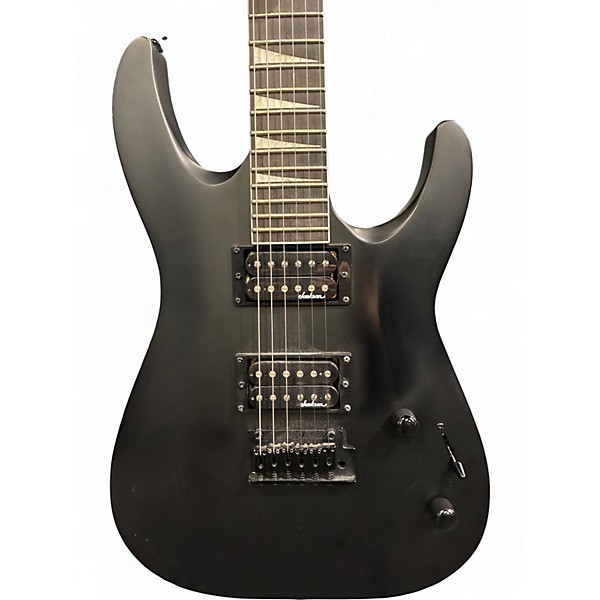 Used Jackson JS22 Dinky Flat Black Solid Body Electric Guitar
