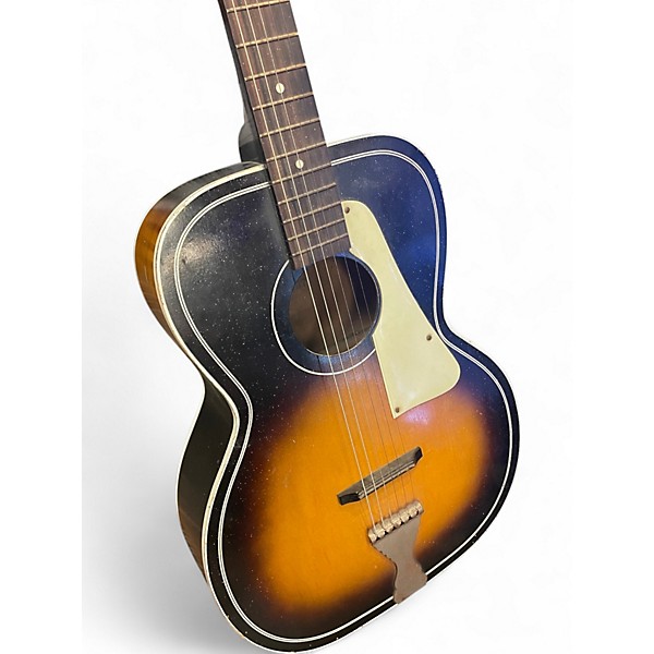 Used 1950s Old Kraftsman Parlor Sunburst Acoustic Guitar