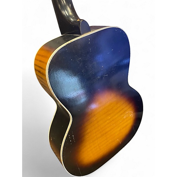 Used 1950s Old Kraftsman Parlor Sunburst Acoustic Guitar