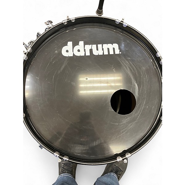 Used ddrum 4 Piece D2 Series Silver Sparkle Drum Kit