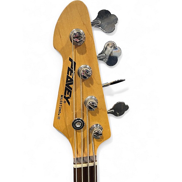 Used Peavey MILESTONE IV Black Electric Bass Guitar