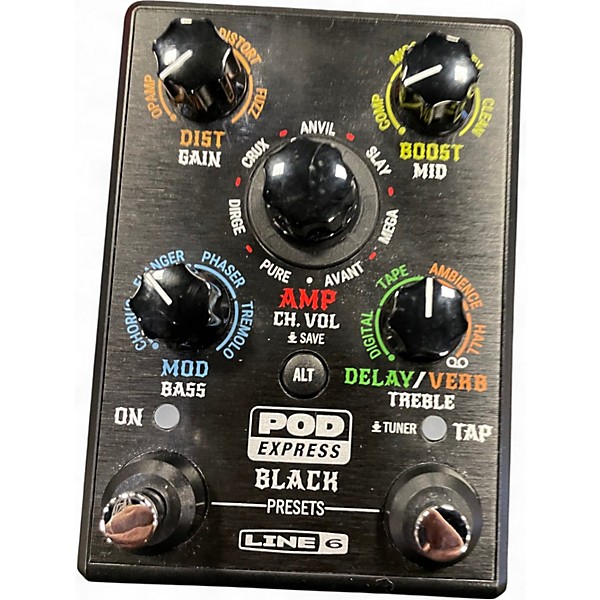 Used Line 6 pod express black Effect Processor