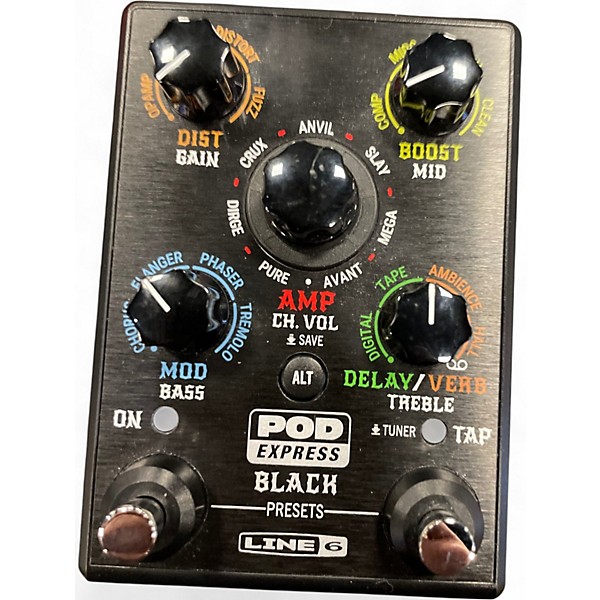 Used Line 6 pod express black Effect Processor