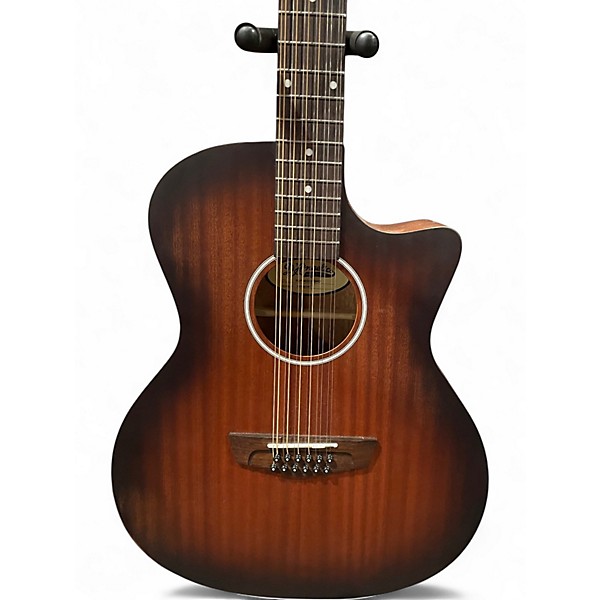 Used D'Angelico DAPLSG212AGDCP Mahogany 12 String Acoustic Electric Guitar