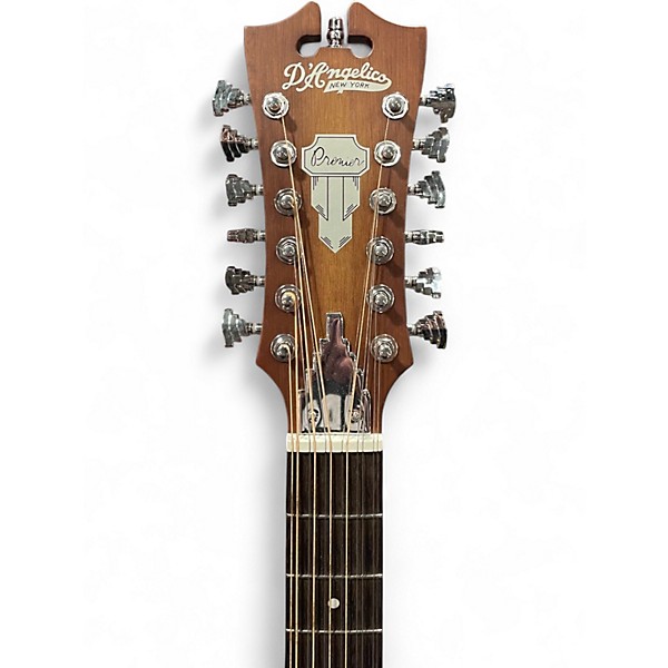 Used D'Angelico DAPLSG212AGDCP Mahogany 12 String Acoustic Electric Guitar
