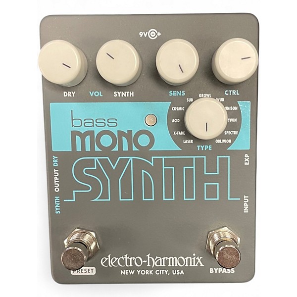 Used Electro-Harmonix Bass Mono Synth Bass Bass Effect Pedal