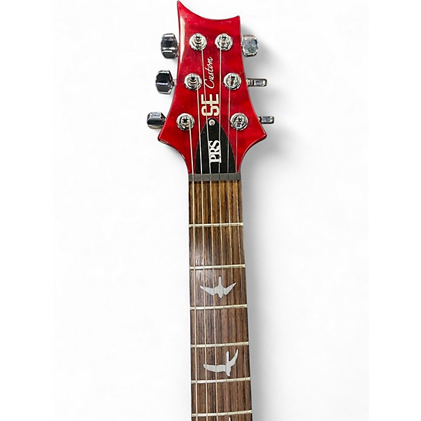 Used PRS CMC SE Custom orange quilt Solid Body Electric Guitar