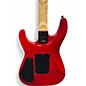 Used Jackson JS34Q Dinky DKAM Transparent Red Solid Body Electric Guitar