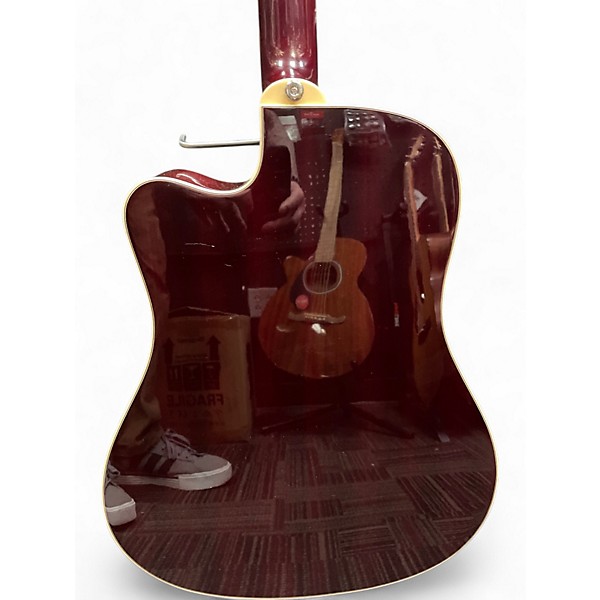 Used Epiphone Hummingbird Red Acoustic Guitar