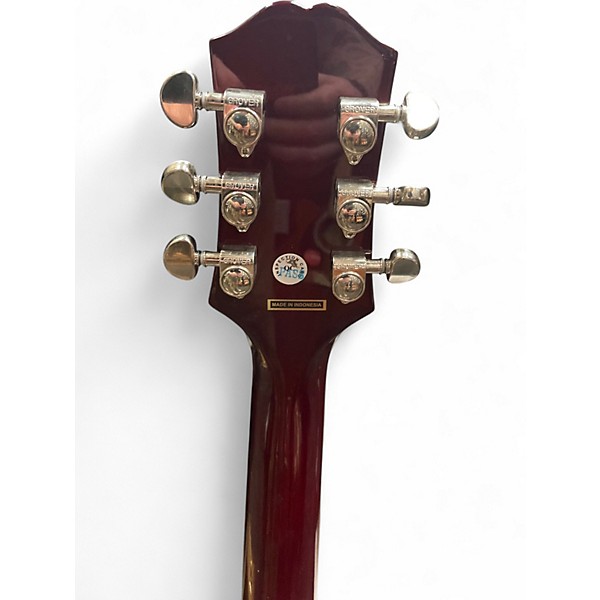 Used Epiphone Hummingbird Red Acoustic Guitar