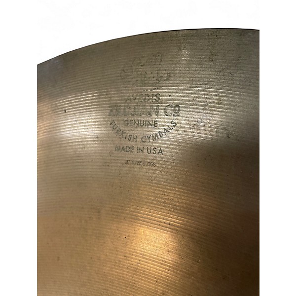 Used Zildjian 22in A Custom Ping Ride Cymbal