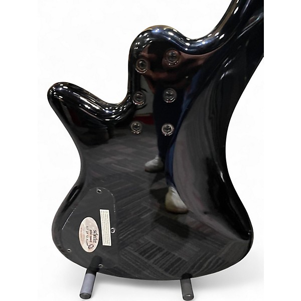 Used Schecter Guitar Research Stiletto Extreme 4 String Black Cherry Electric Bass Guitar