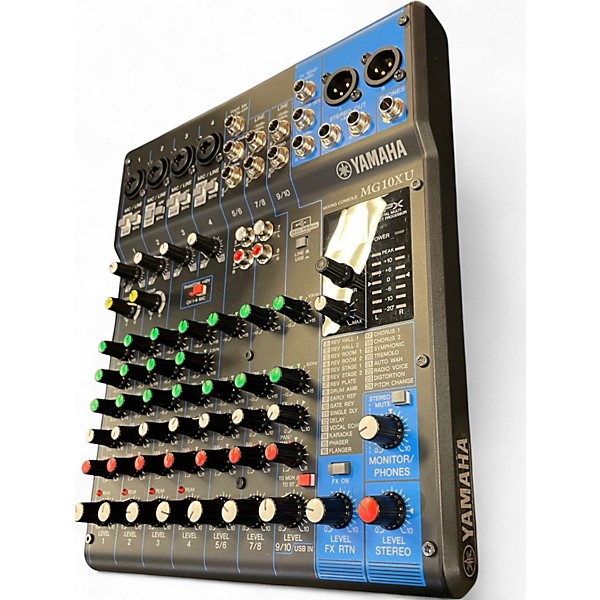 Used Yamaha MG10XU 10 Channel Mixer with Effects Unpowered Mixer