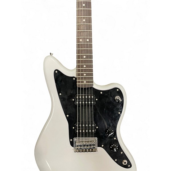 Used Squier Contemporary Active Jazzmaster Olympic White Solid Body Electric Guitar