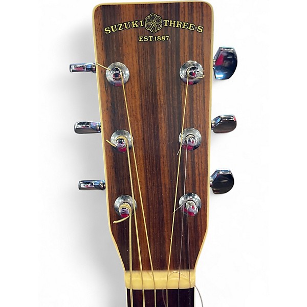Used Suzuki F200 Natural Acoustic Guitar