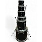 Used Pearl 6 Piece Export Black Drum Kit thumbnail