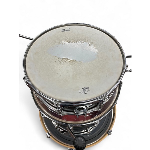 Used Pearl 6 Piece Export Black Drum Kit