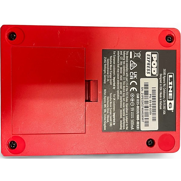 Used Line 6 Pocket Pod Express Amp Modeler Effect Processor