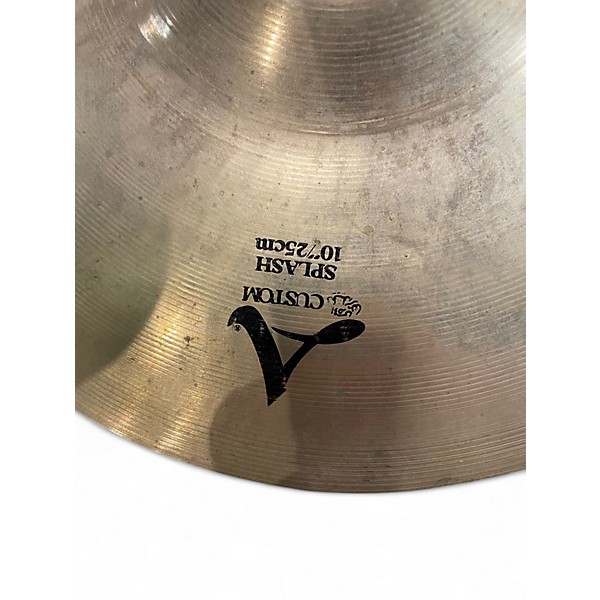Used Zildjian 10in A Custom Splash Cymbal