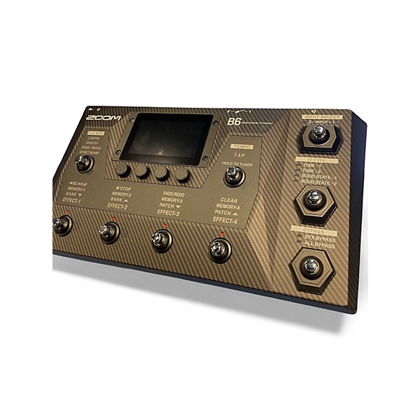 Used Zoom B6 Bass Effect Pedal
