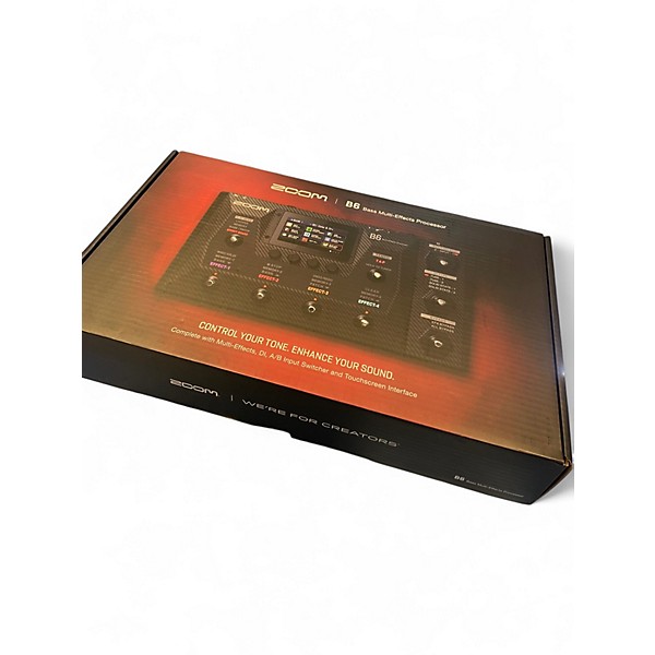 Used Zoom B6 Bass Effect Pedal