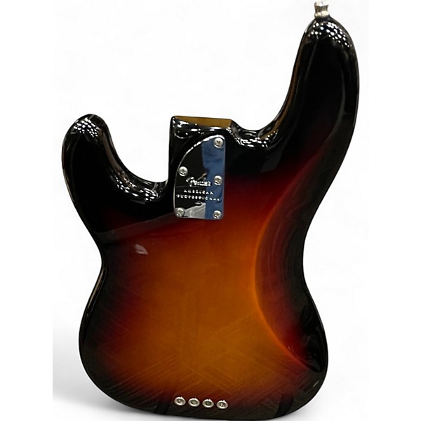Used Fender American Professional II Precision Bass 2 Color Sunburst Electric Bass Guitar